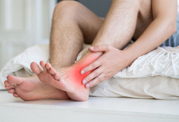 Man with severe foot pain after getting from bed in Millsboro & Seaford, DE 