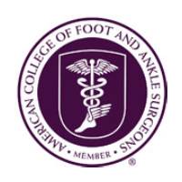 American College of Foot & Ankle Surgeons Member Logo